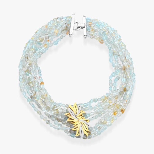Collana Multi fili Citrino 